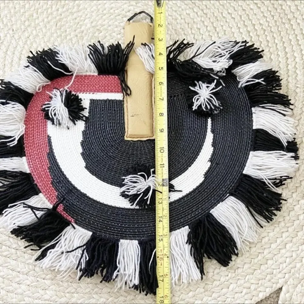 Vintage Hanging Fan Wall Decor Boho Yarn